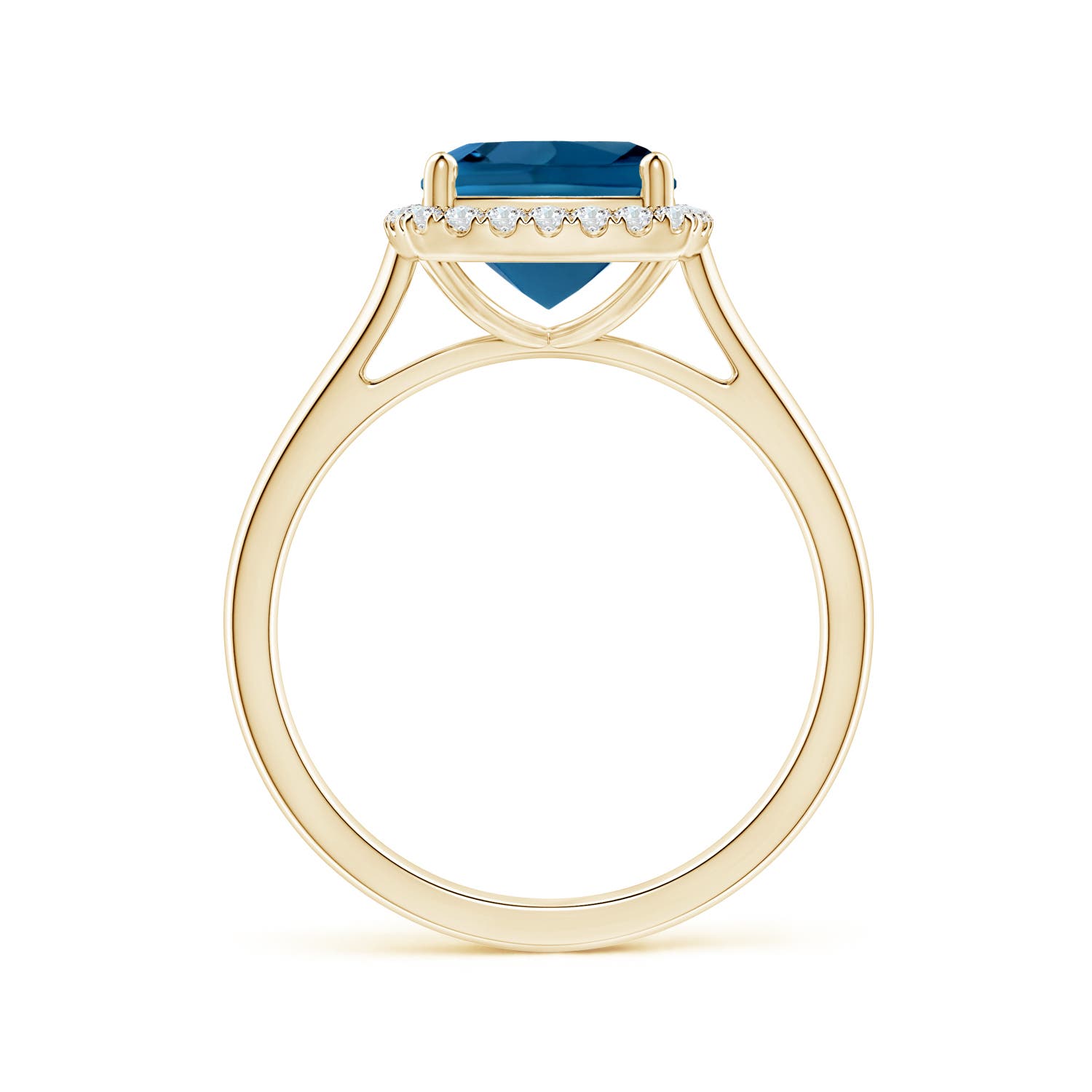 AAA - London Blue Topaz / 2.69 CT / 14 KT Yellow Gold