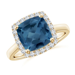 Cushion A London Blue Topaz