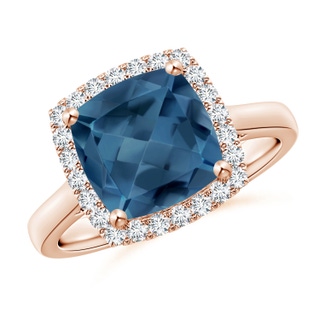 Cushion A London Blue Topaz