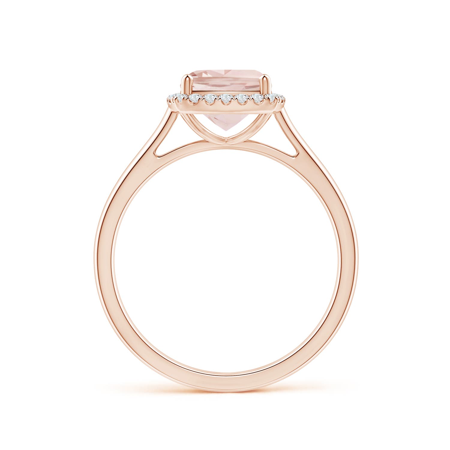 A - Morganite / 1.32 CT / 14 KT Rose Gold