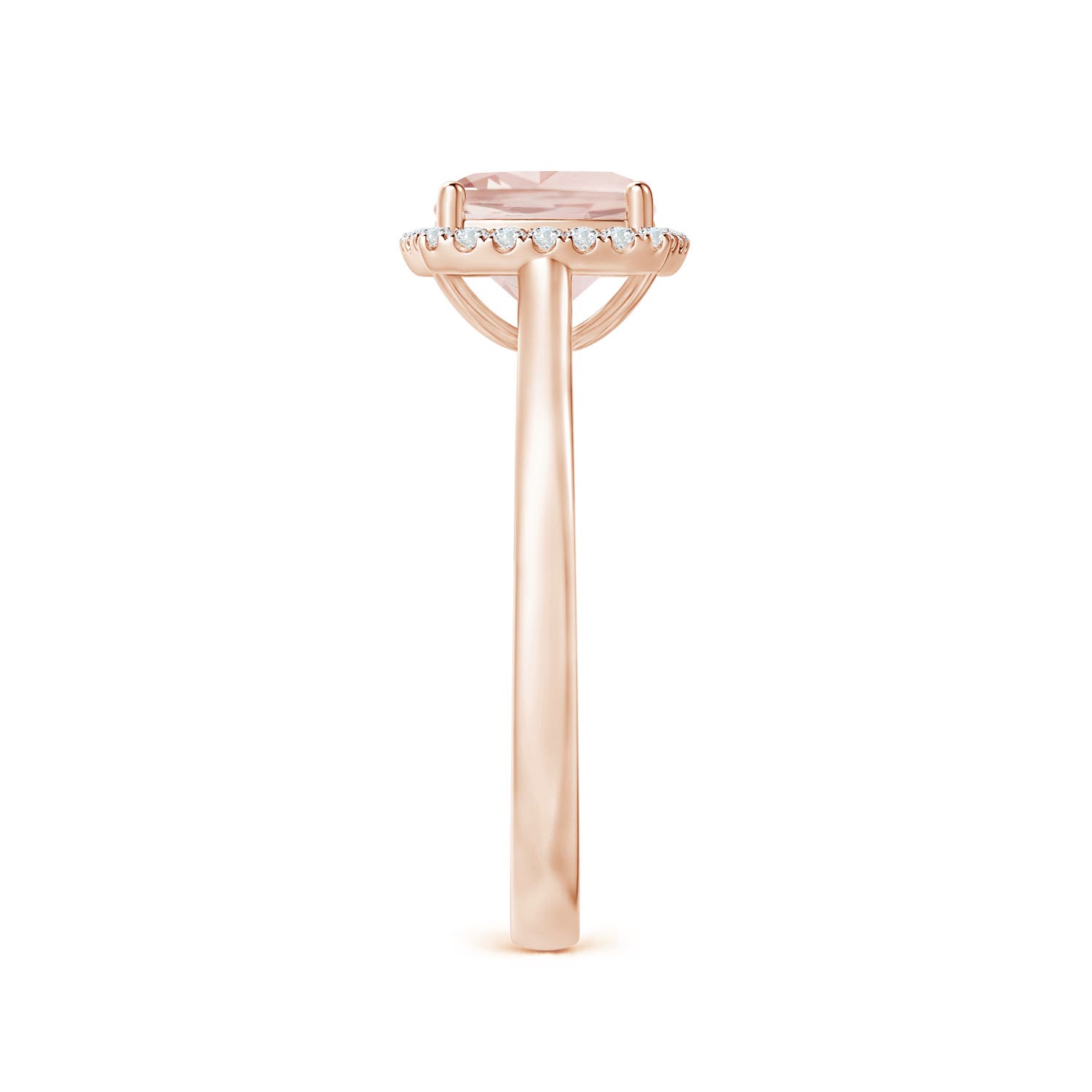 A - Morganite / 1.32 CT / 14 KT Rose Gold