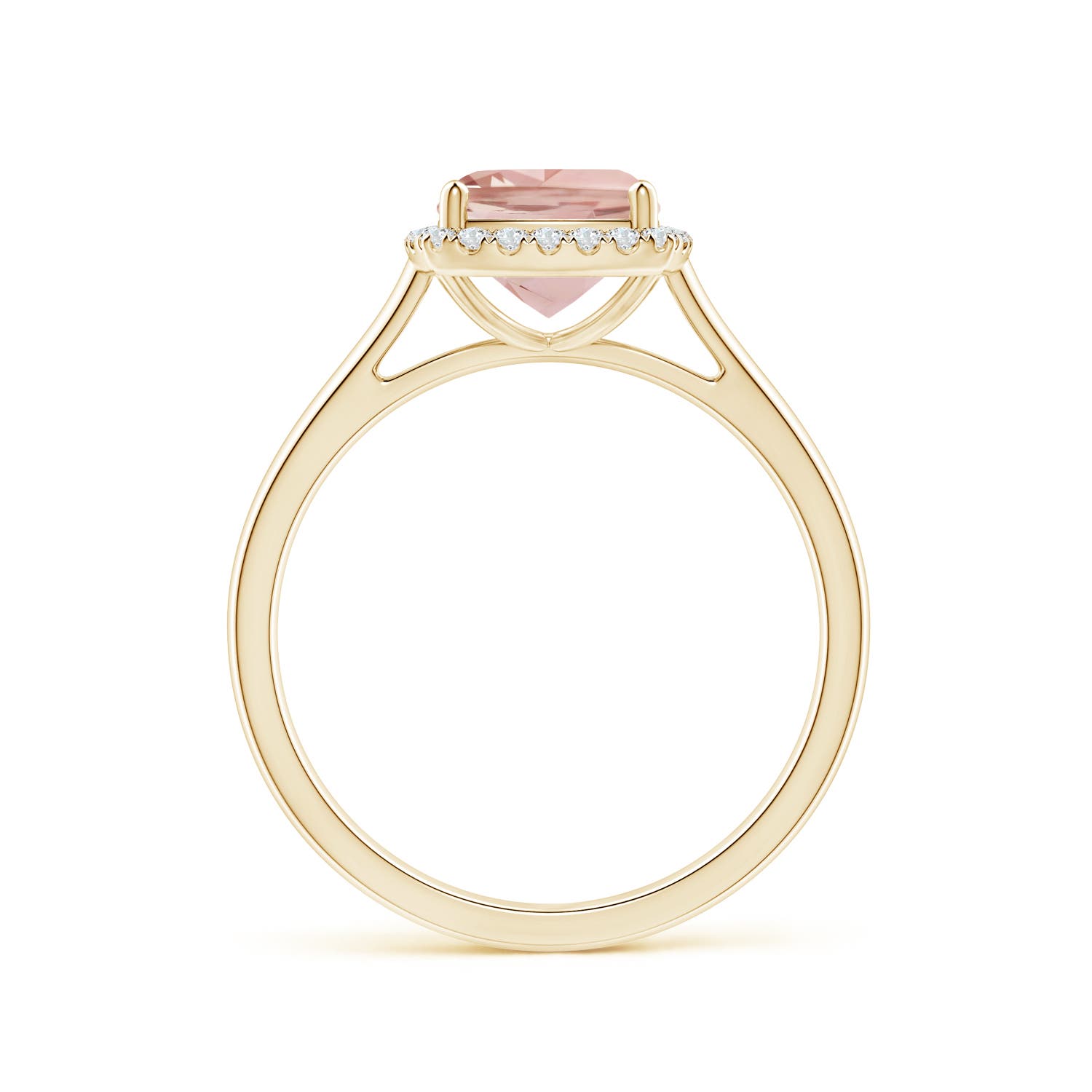 AAA - Morganite / 1.32 CT / 14 KT Yellow Gold