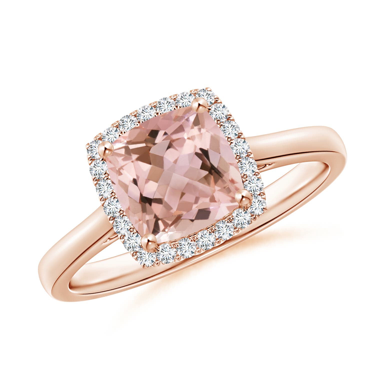 AAAA - Morganite / 1.32 CT / 14 KT Rose Gold