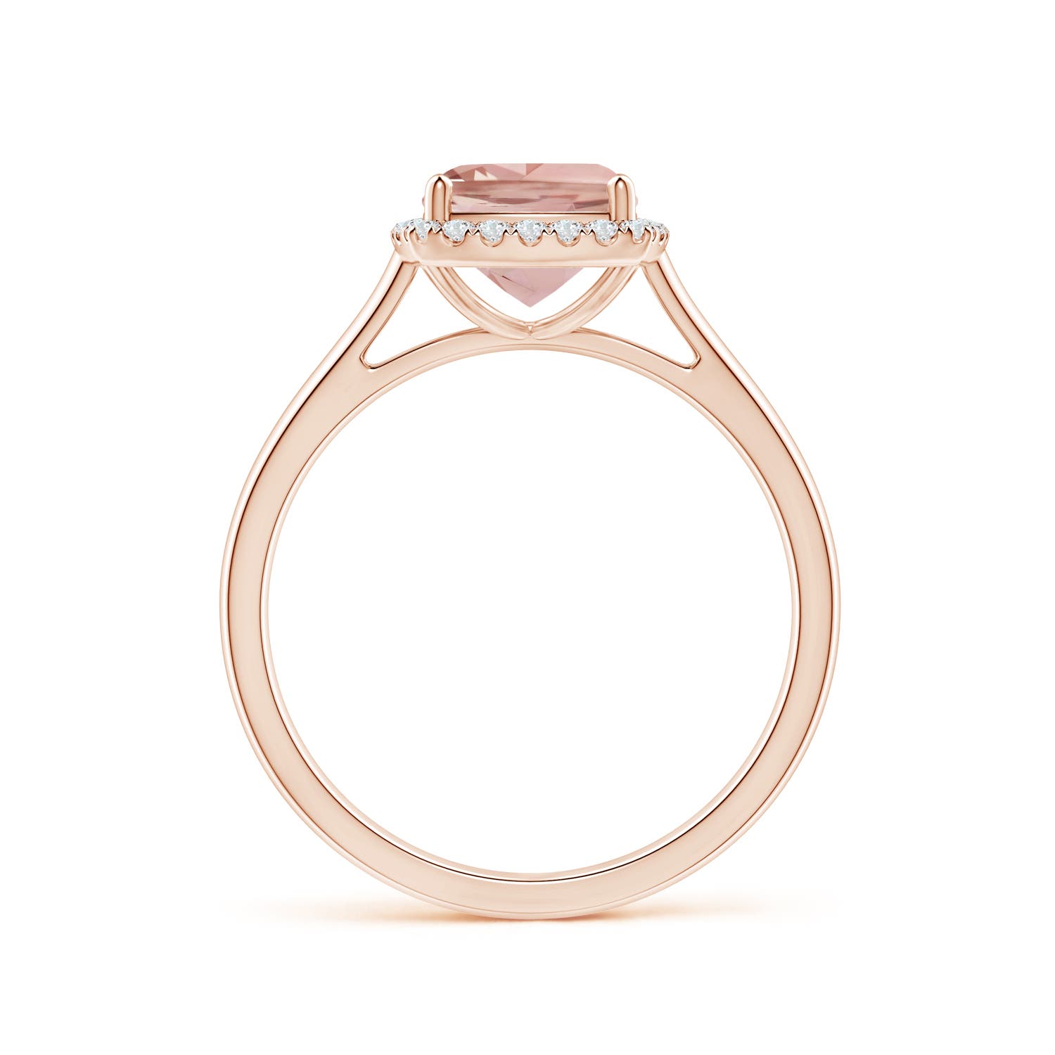 AAAA - Morganite / 1.32 CT / 14 KT Rose Gold