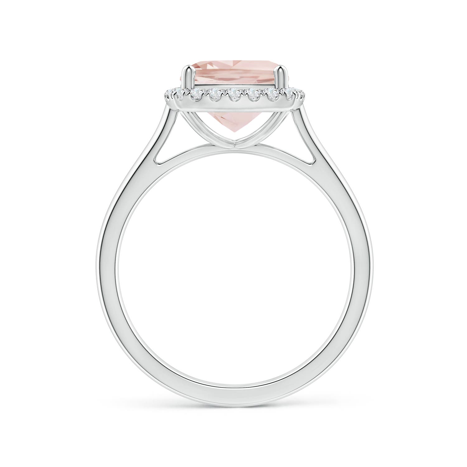 A - Morganite / 1.99 CT / 14 KT White Gold