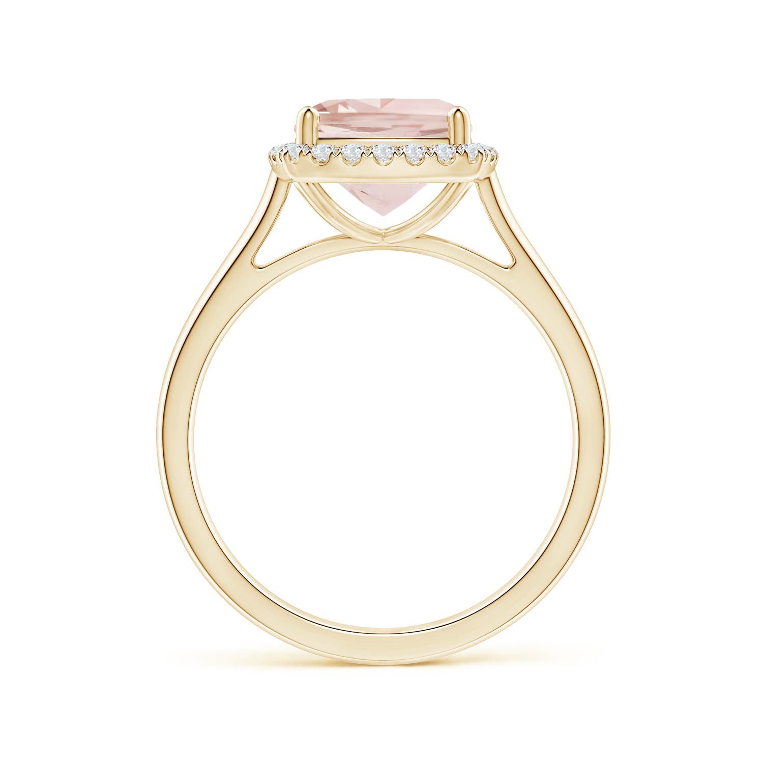 A - Morganite / 1.99 CT / 14 KT Yellow Gold