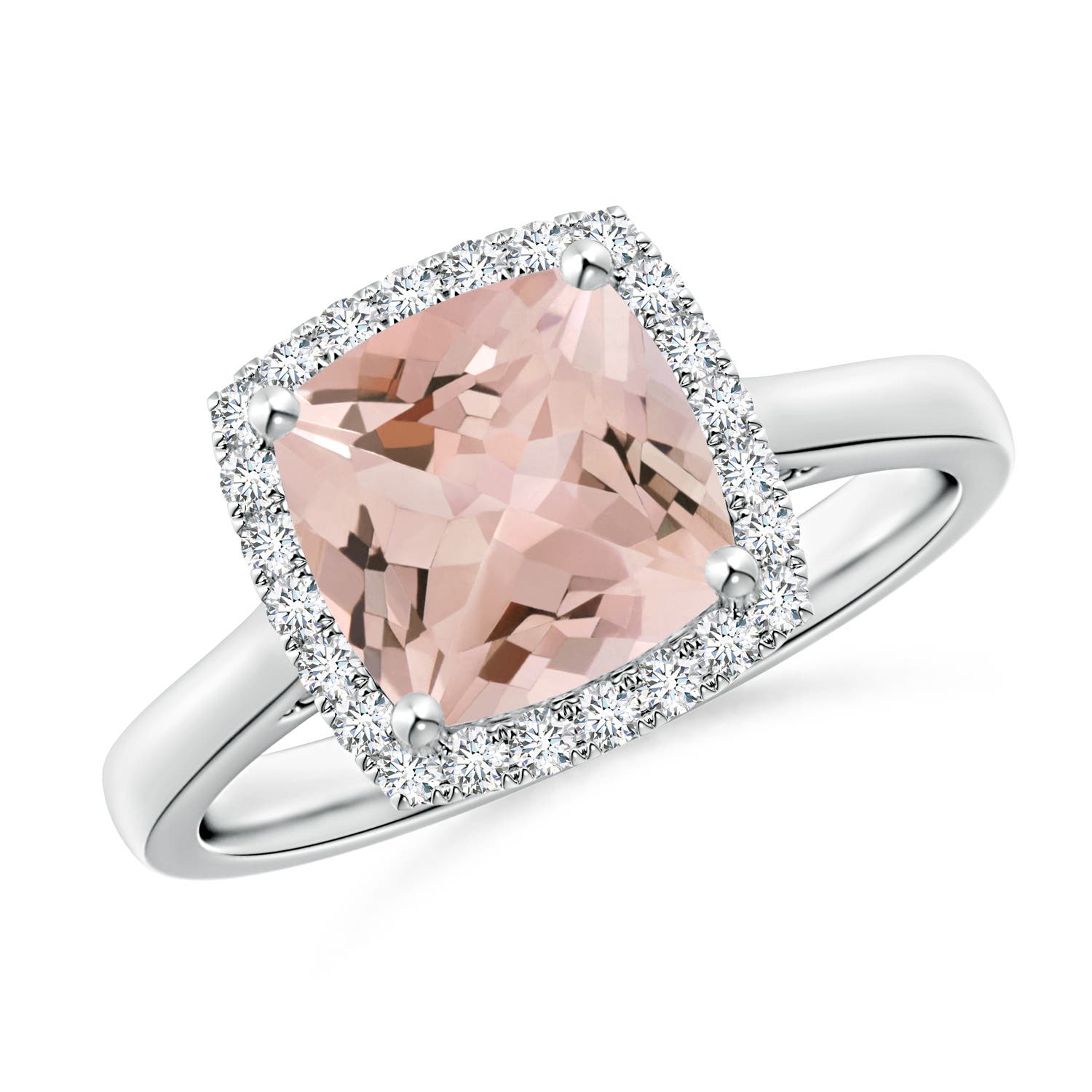 AA - Morganite / 1.99 CT / 14 KT White Gold