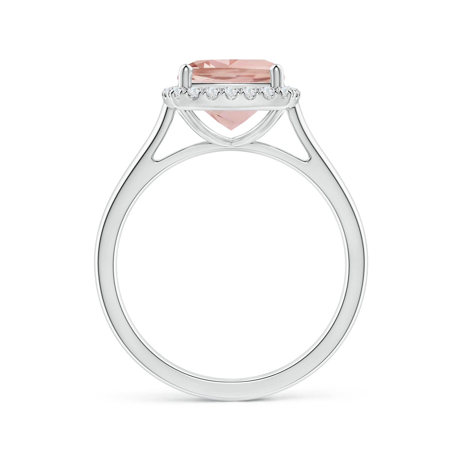 AAA - Morganite / 1.99 CT / 14 KT White Gold