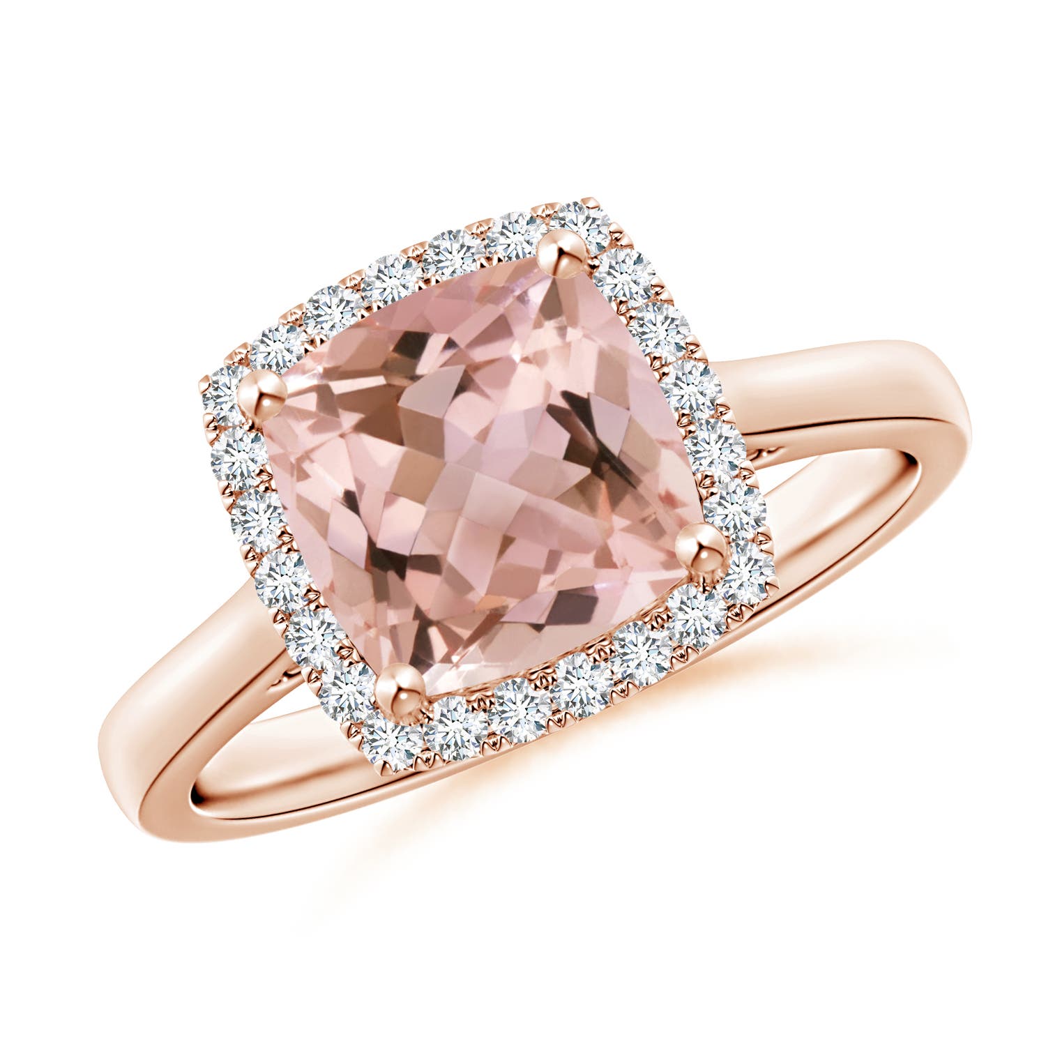 AAAA - Morganite / 1.99 CT / 14 KT Rose Gold