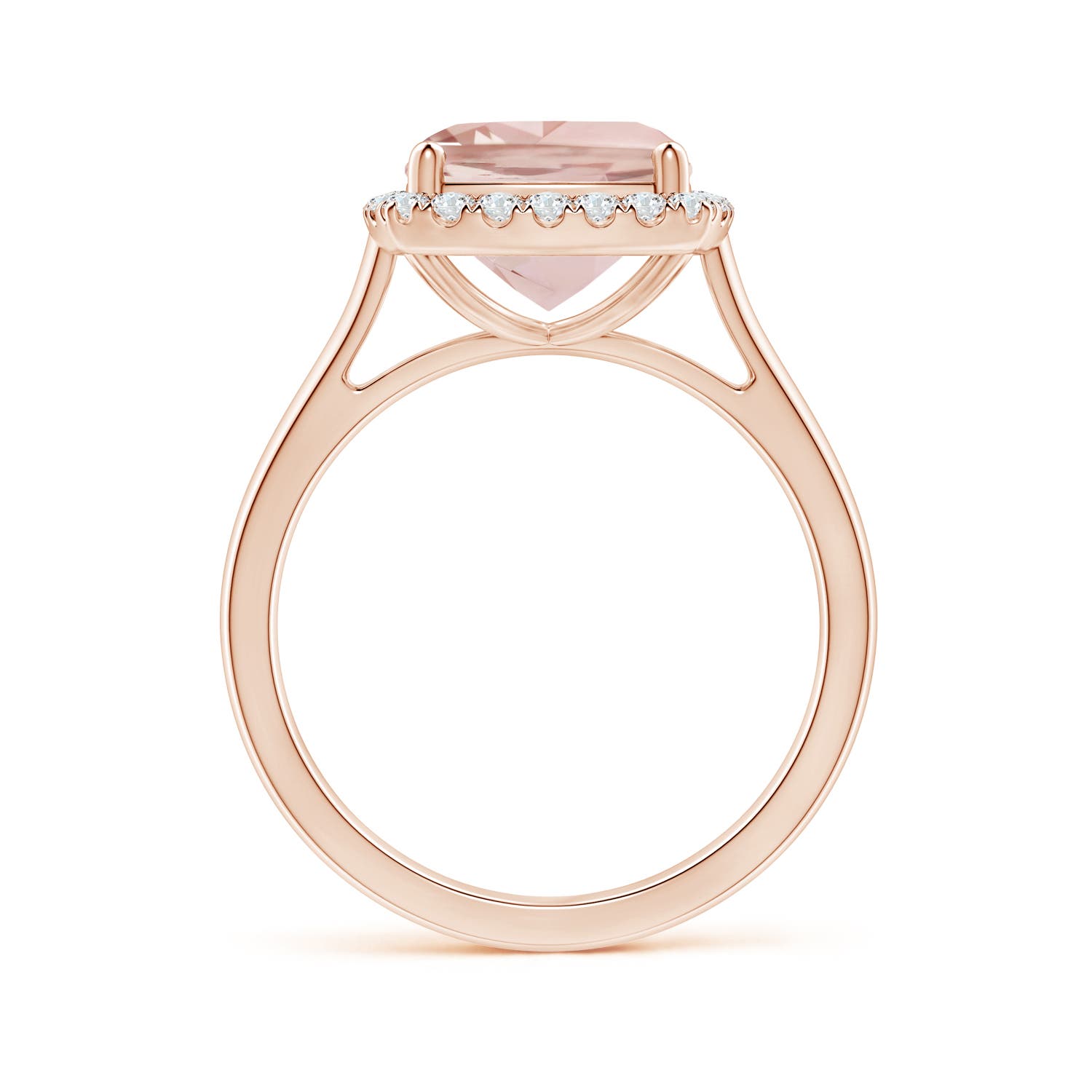 AA - Morganite / 2.96 CT / 14 KT Rose Gold