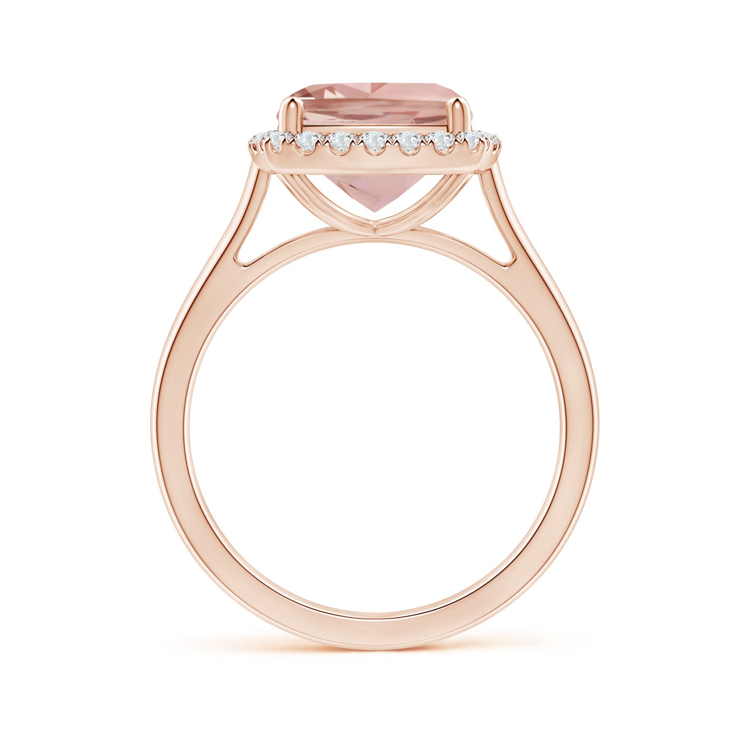 AAAA - Morganite / 2.96 CT / 14 KT Rose Gold