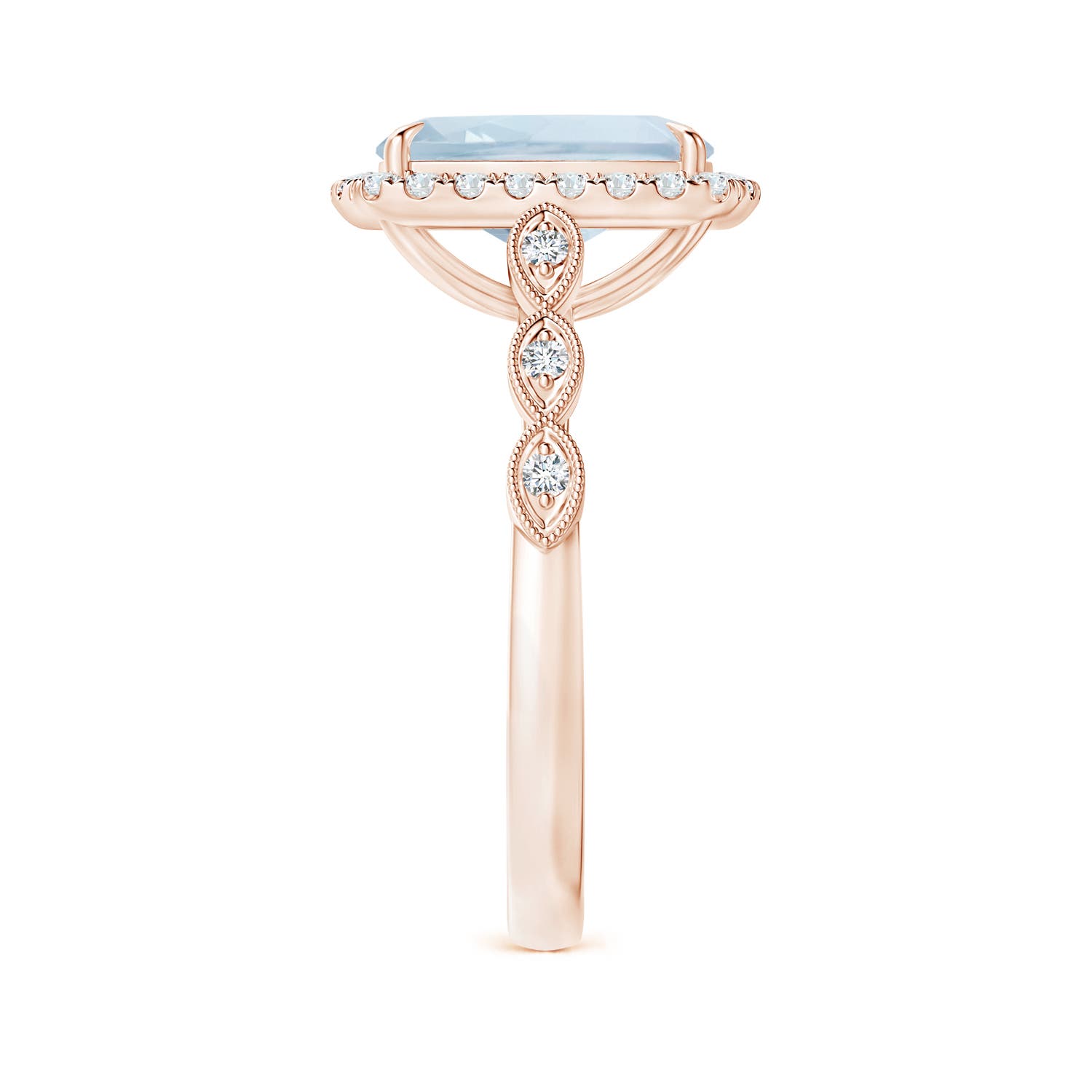 A - Aquamarine / 2.79 CT / 14 KT Rose Gold