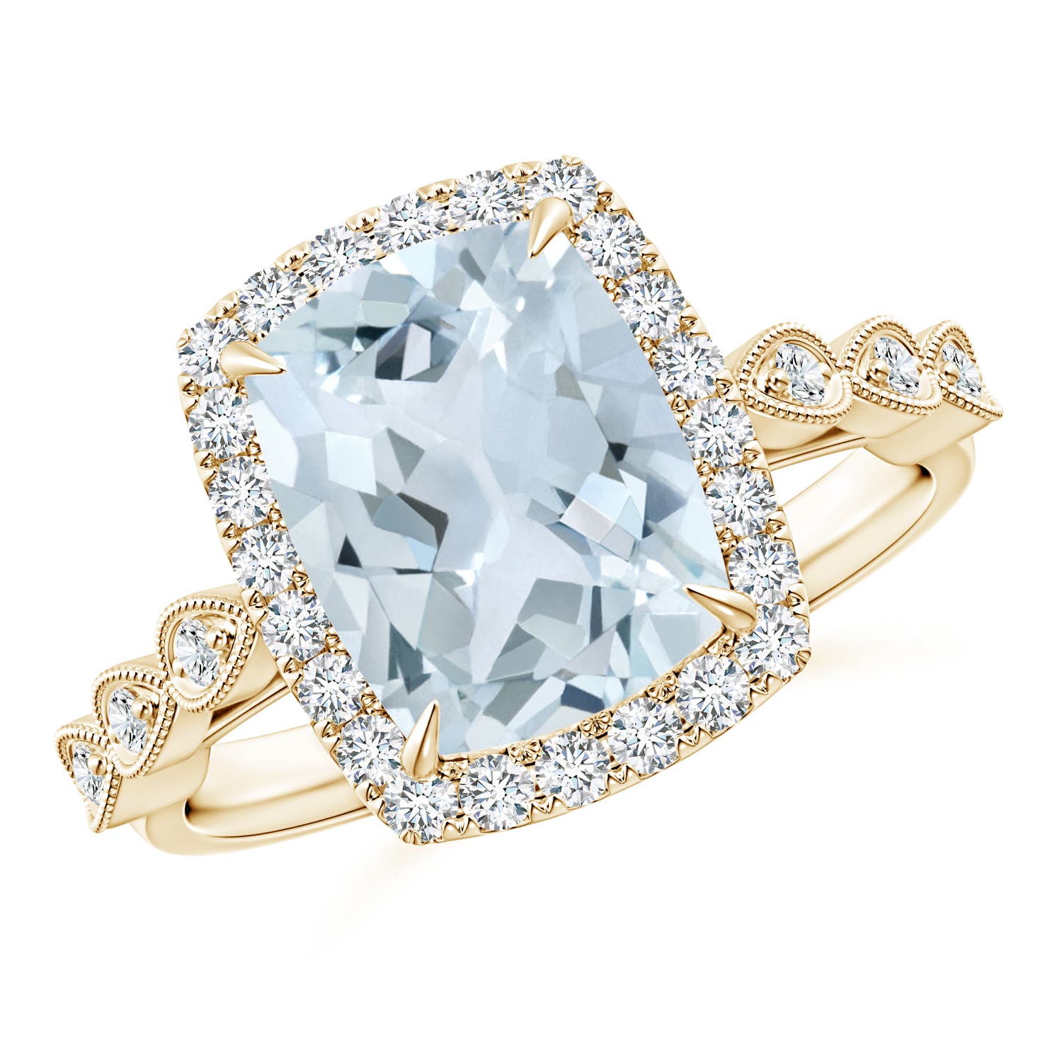 A - Aquamarine / 2.79 CT / 14 KT Yellow Gold