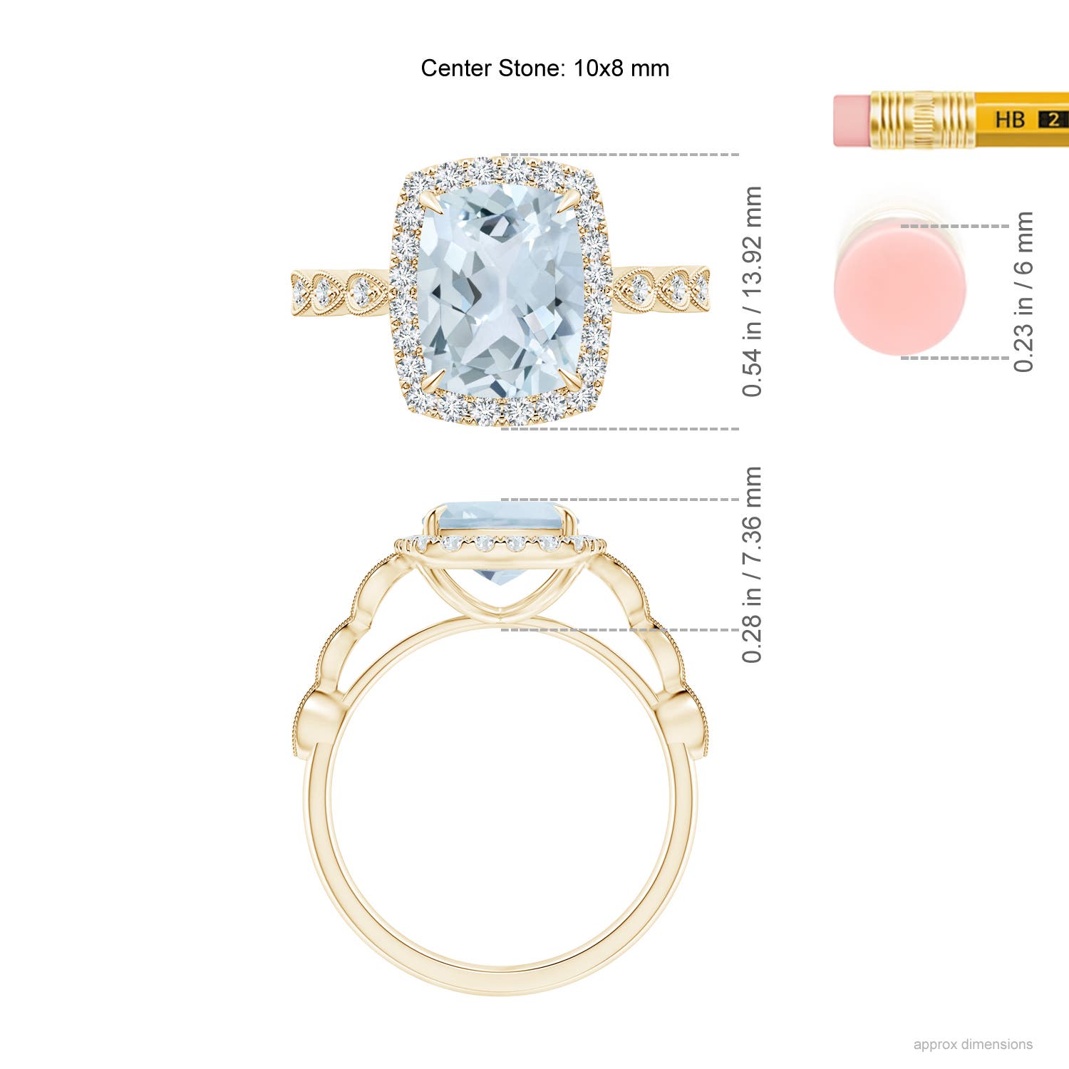 A - Aquamarine / 2.79 CT / 14 KT Yellow Gold