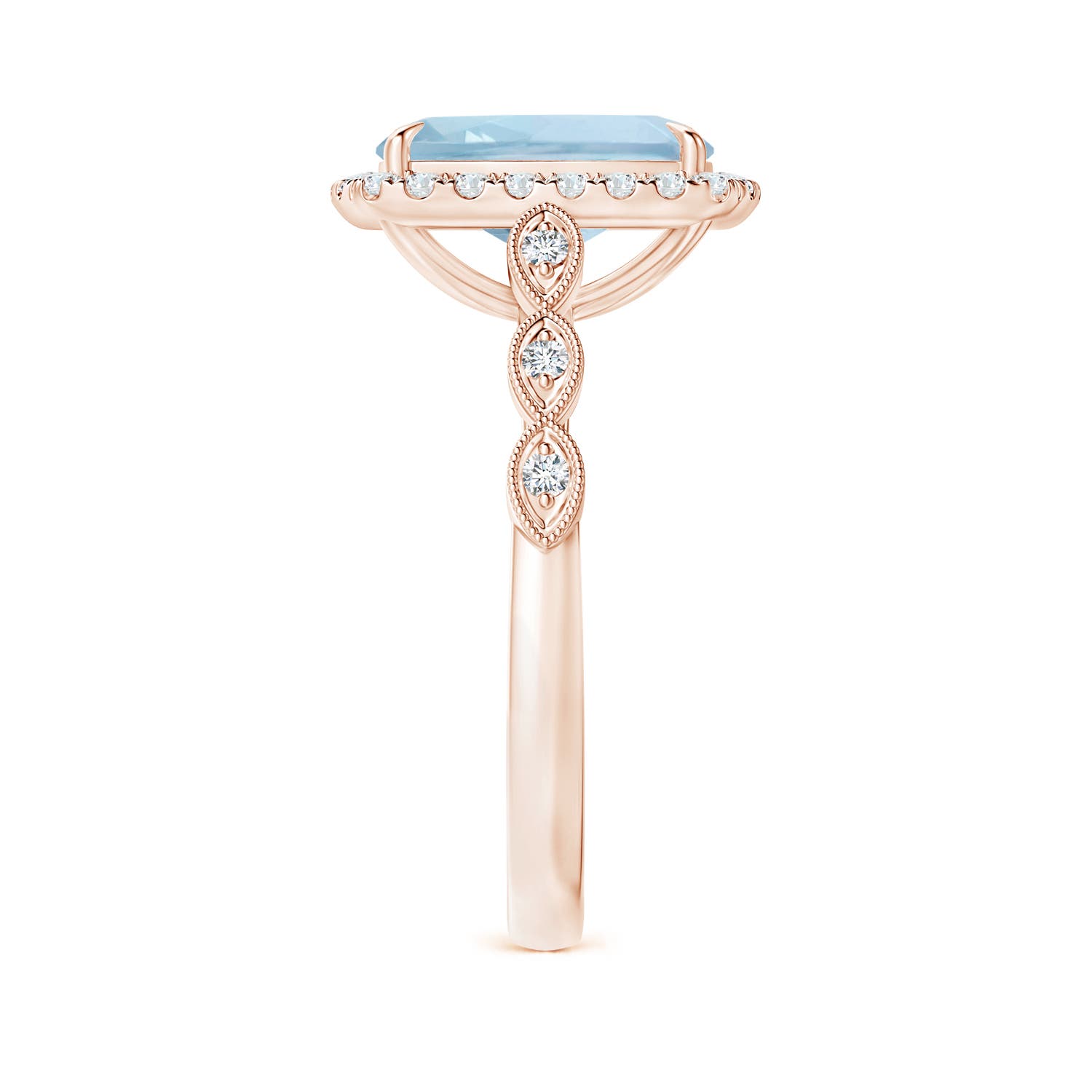 AA - Aquamarine / 2.79 CT / 14 KT Rose Gold