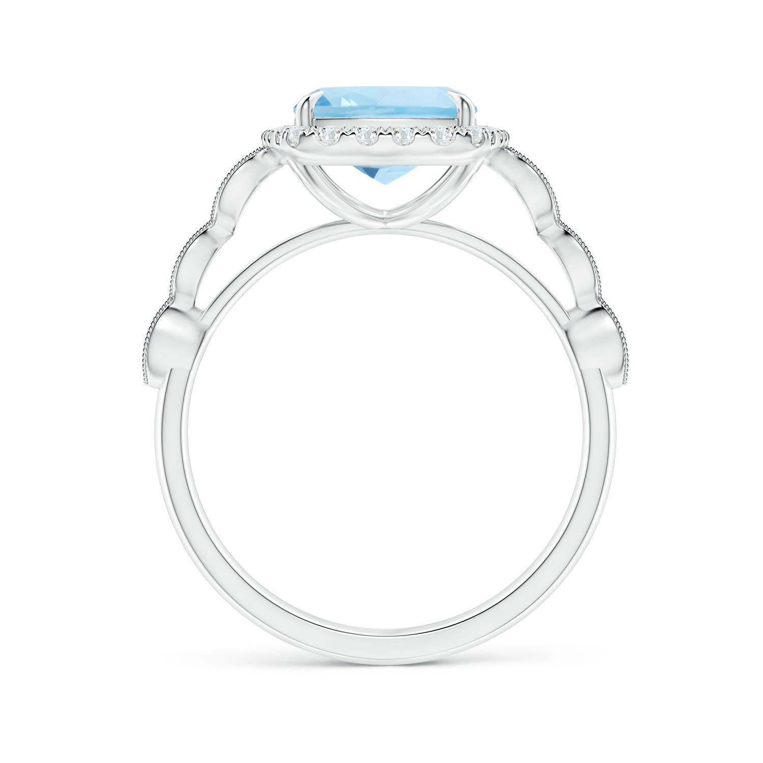 AAA - Aquamarine / 2.79 CT / 14 KT White Gold