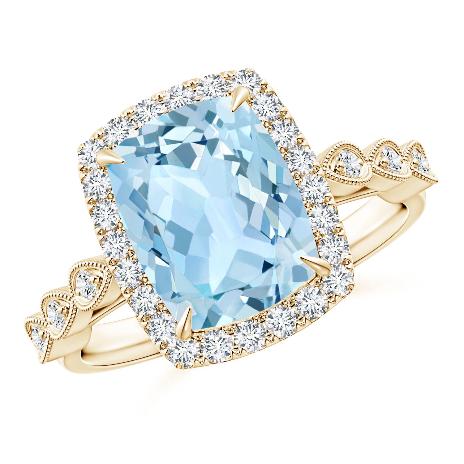 AAA - Aquamarine / 2.79 CT / 14 KT Yellow Gold