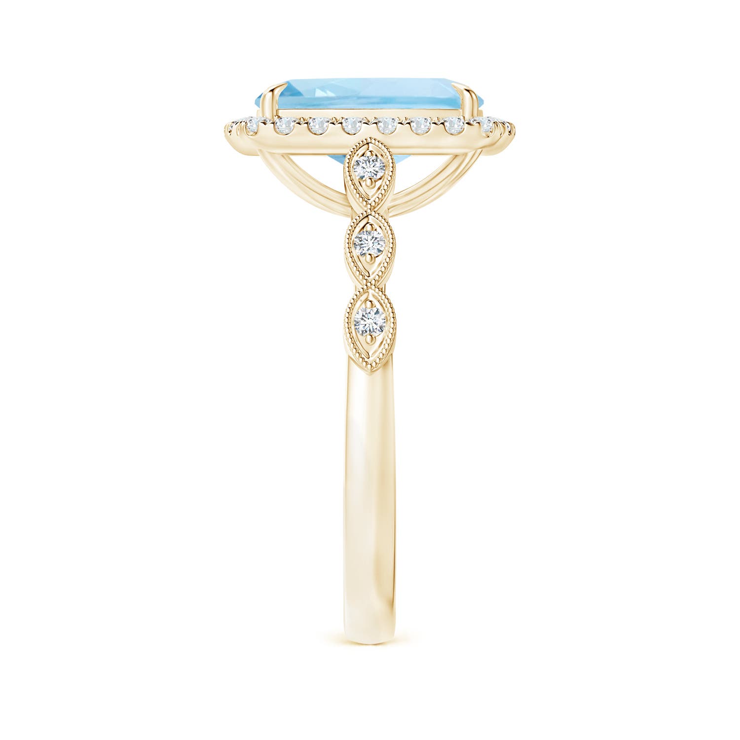 AAA - Aquamarine / 2.79 CT / 14 KT Yellow Gold