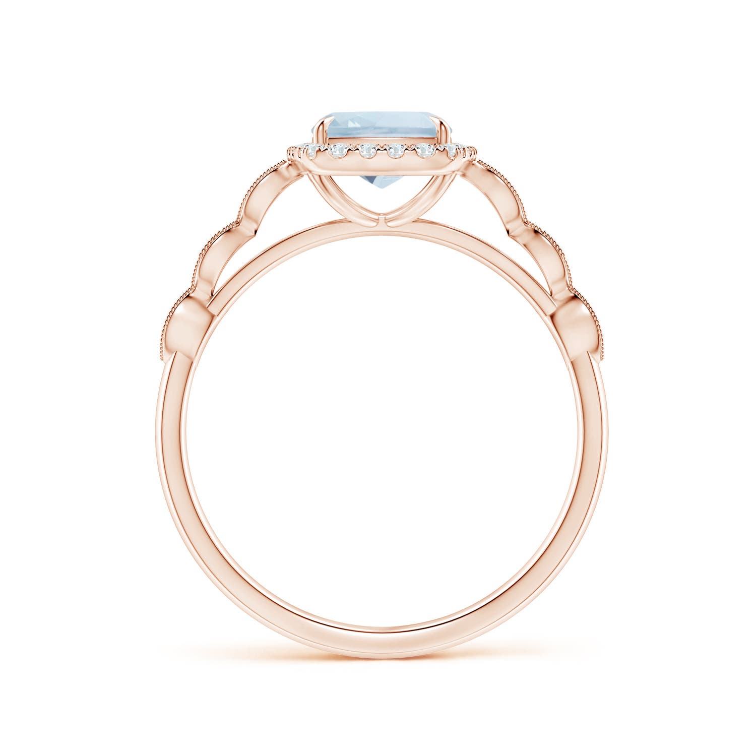 A - Aquamarine / 1.37 CT / 14 KT Rose Gold