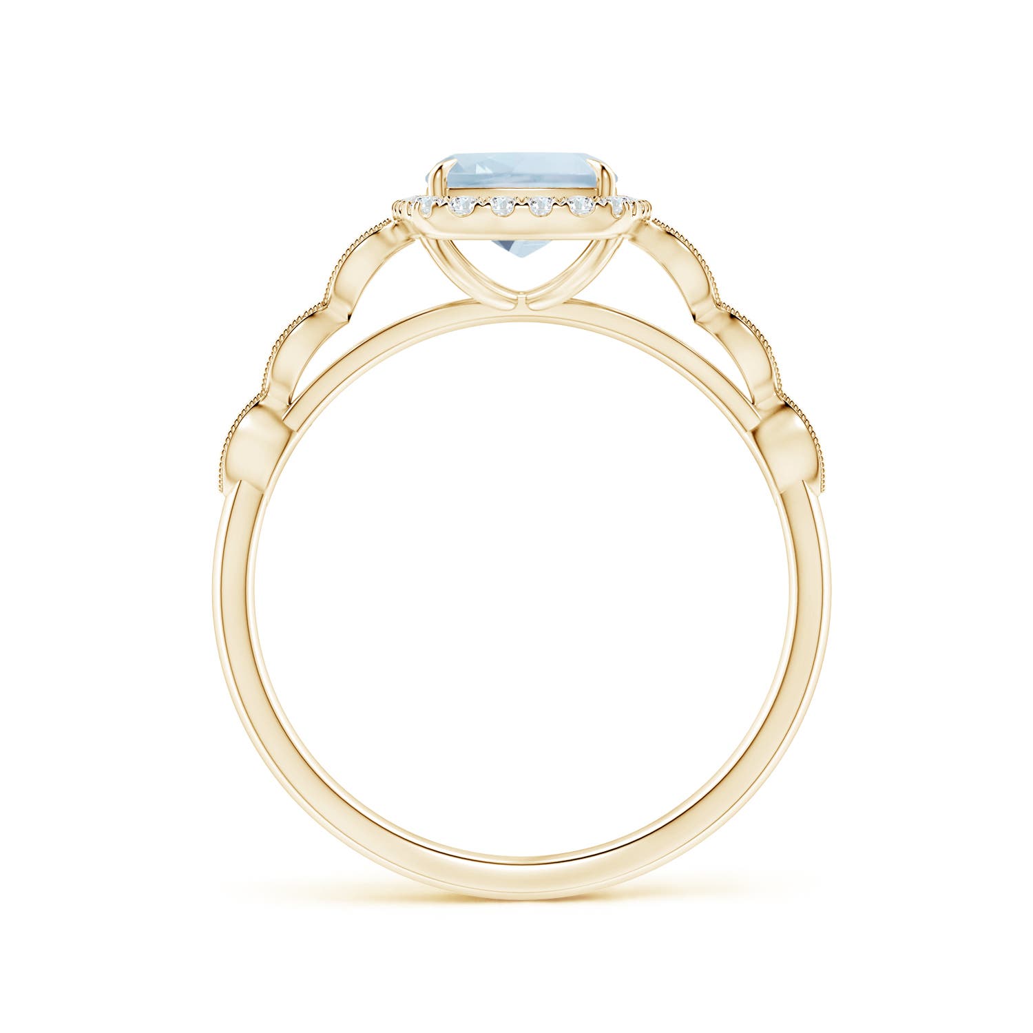 A - Aquamarine / 1.37 CT / 14 KT Yellow Gold