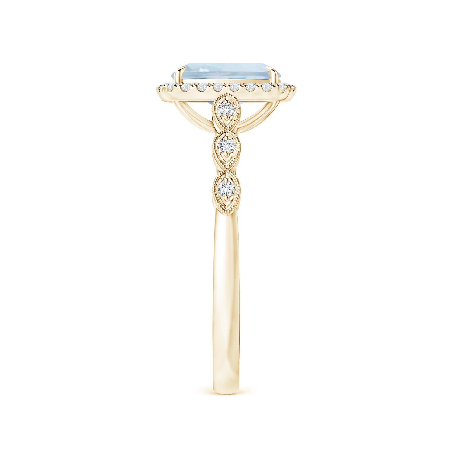 A - Aquamarine / 1.37 CT / 14 KT Yellow Gold