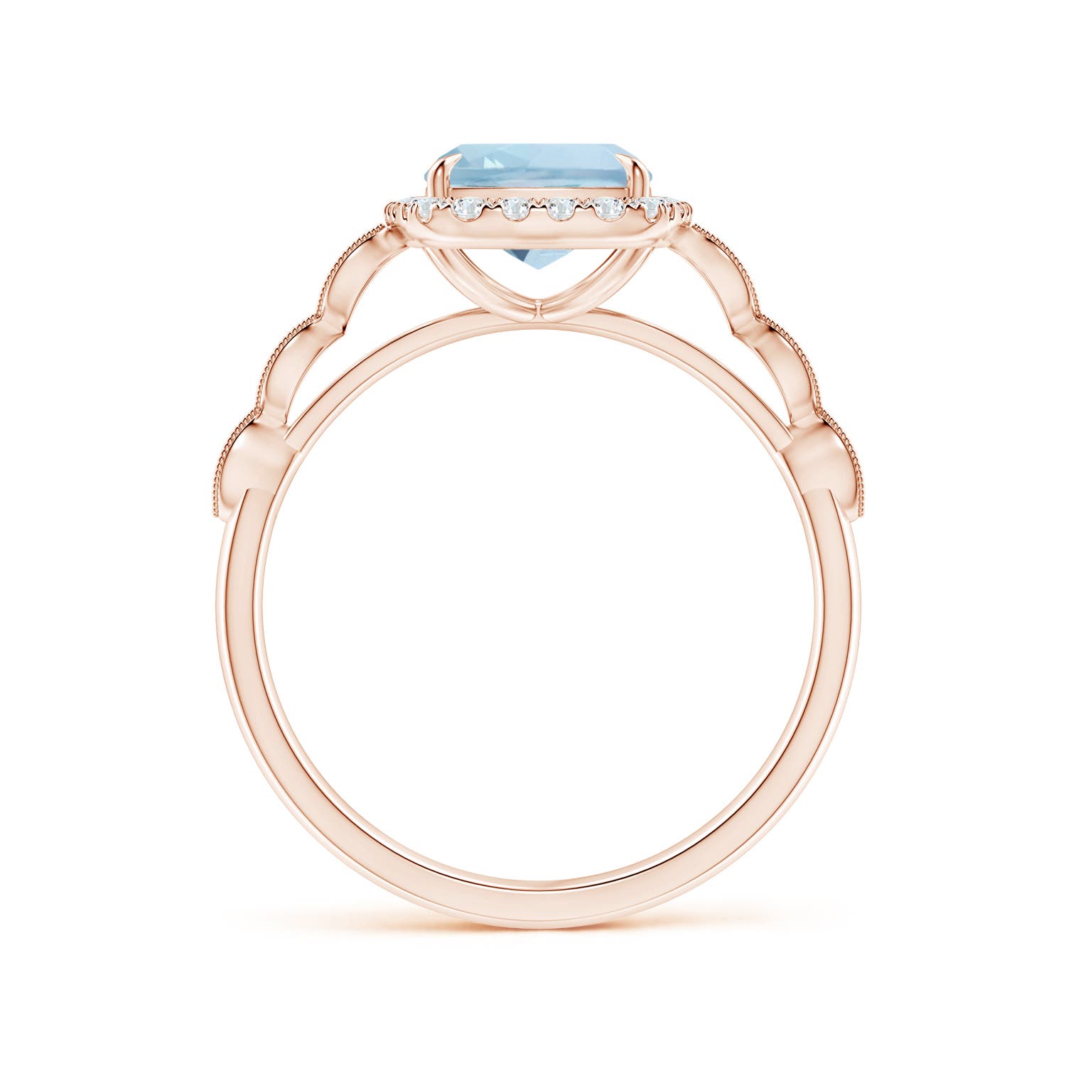 AA - Aquamarine / 2.1 CT / 14 KT Rose Gold