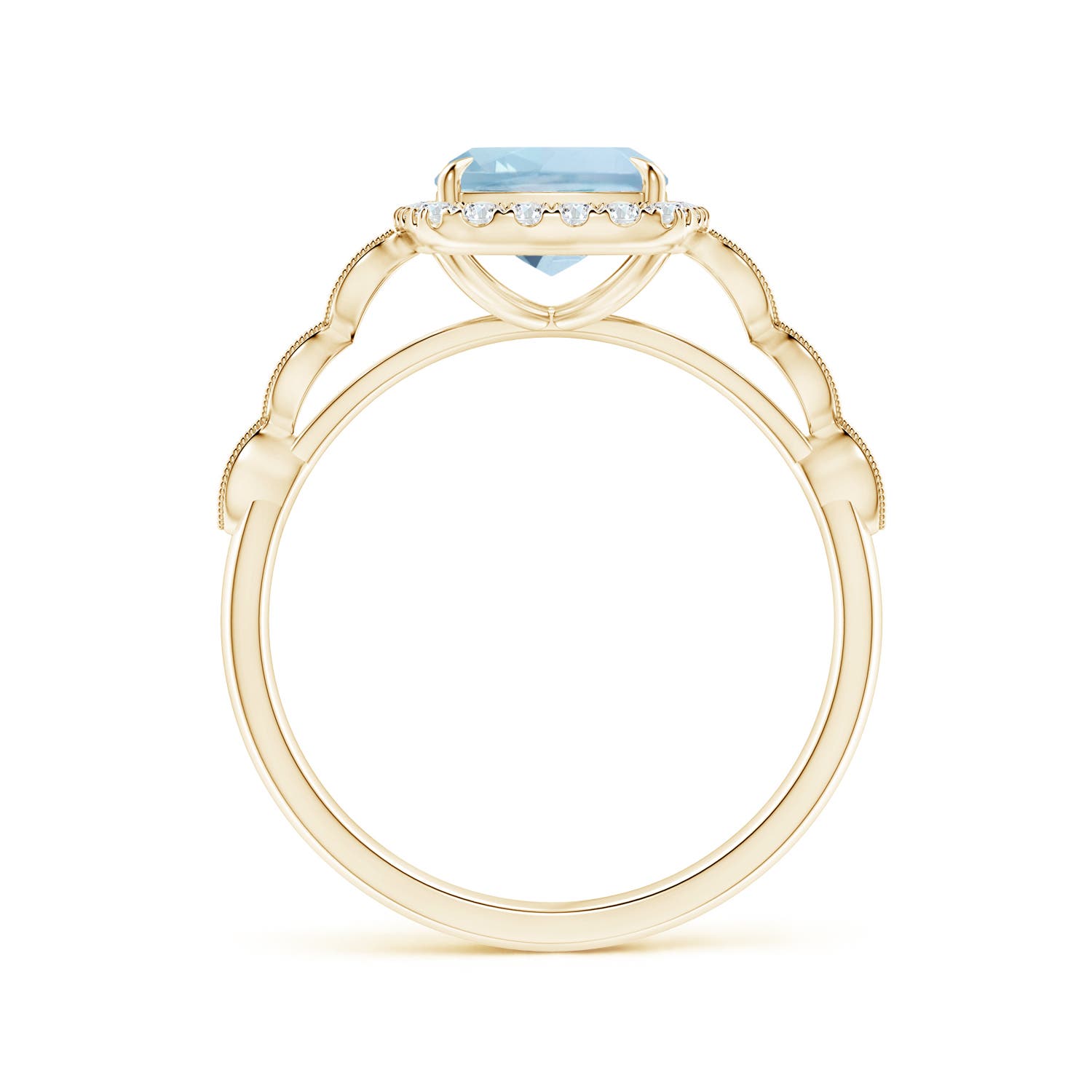 AA - Aquamarine / 2.1 CT / 14 KT Yellow Gold