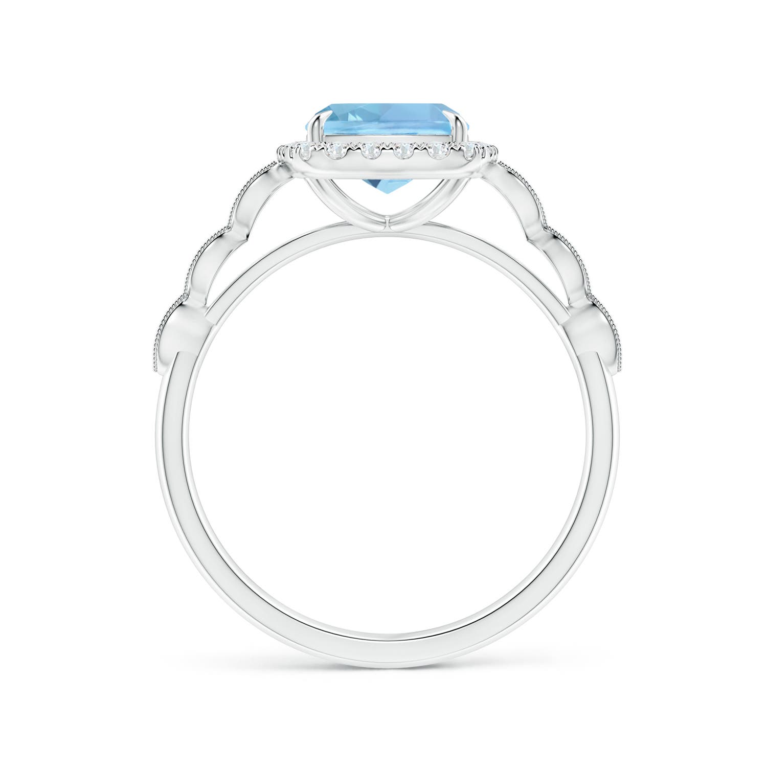 AAAA - Aquamarine / 2.1 CT / 14 KT White Gold