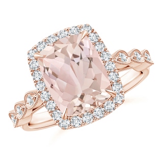 Cushion Rectangular A Morganite