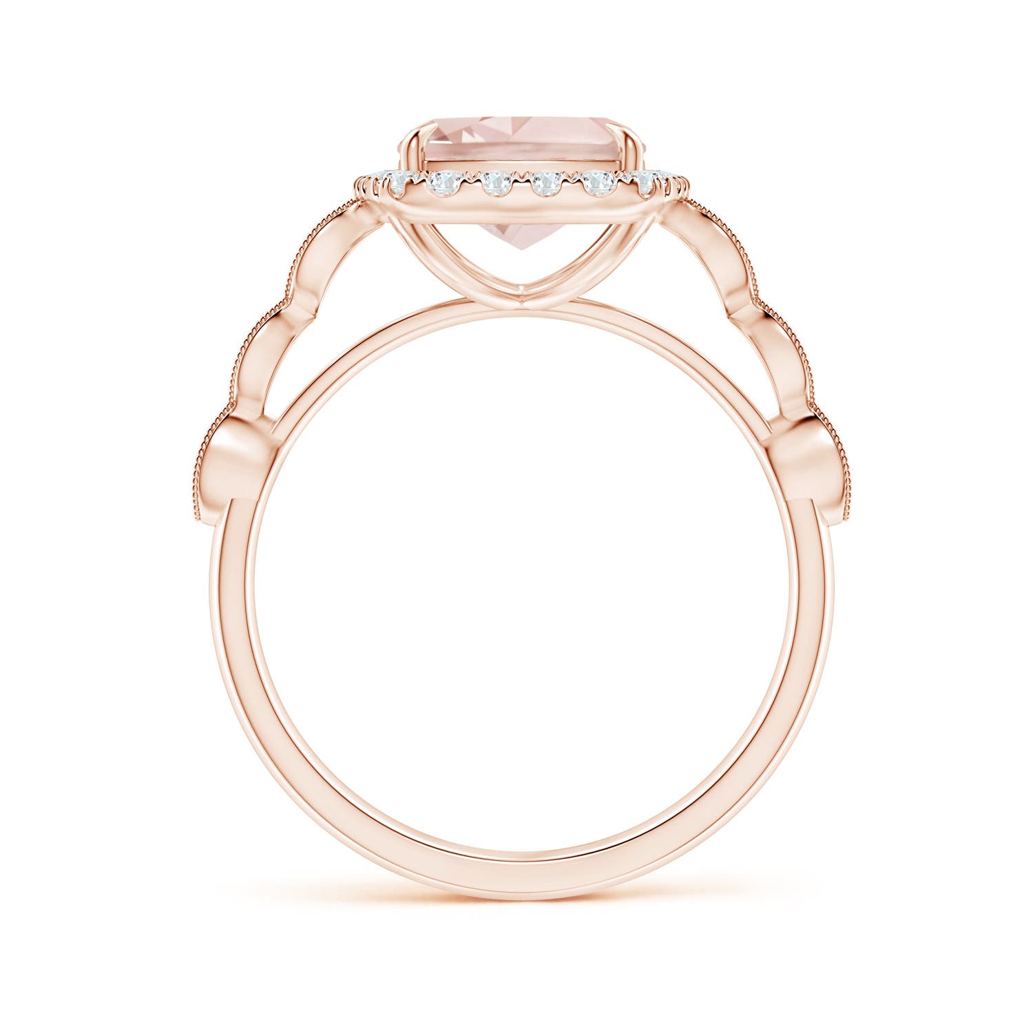 A - Morganite / 3.04 CT / 14 KT Rose Gold