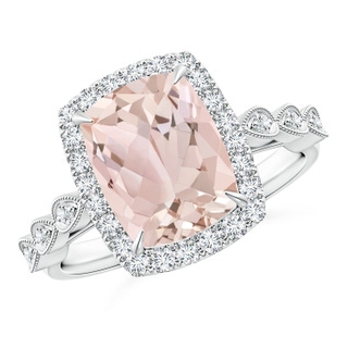 Cushion Rectangular A Morganite