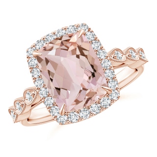 Cushion Rectangular AA Morganite