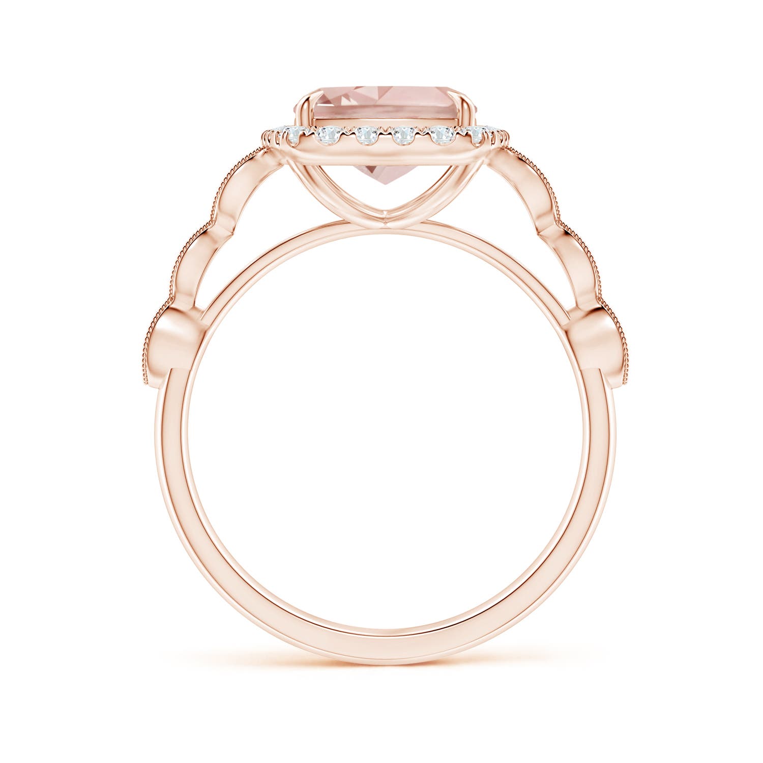 AA - Morganite / 3.04 CT / 14 KT Rose Gold