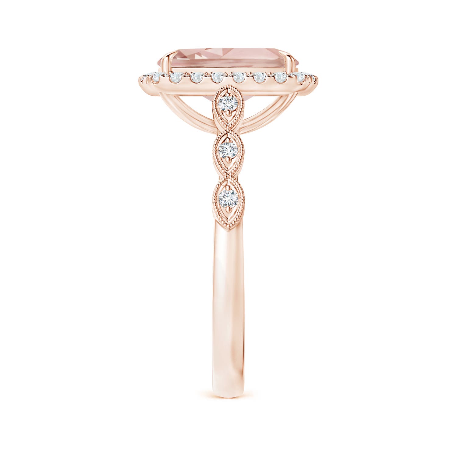 AA - Morganite / 3.04 CT / 14 KT Rose Gold