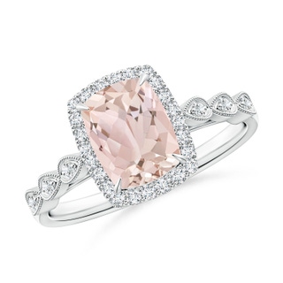 Cushion Rectangular A Morganite