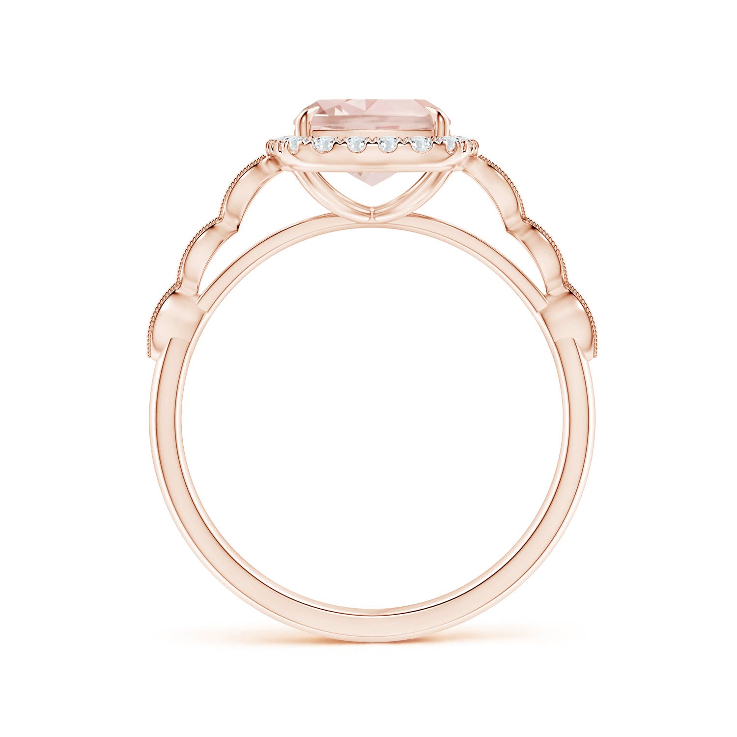 A - Morganite / 2.05 CT / 14 KT Rose Gold