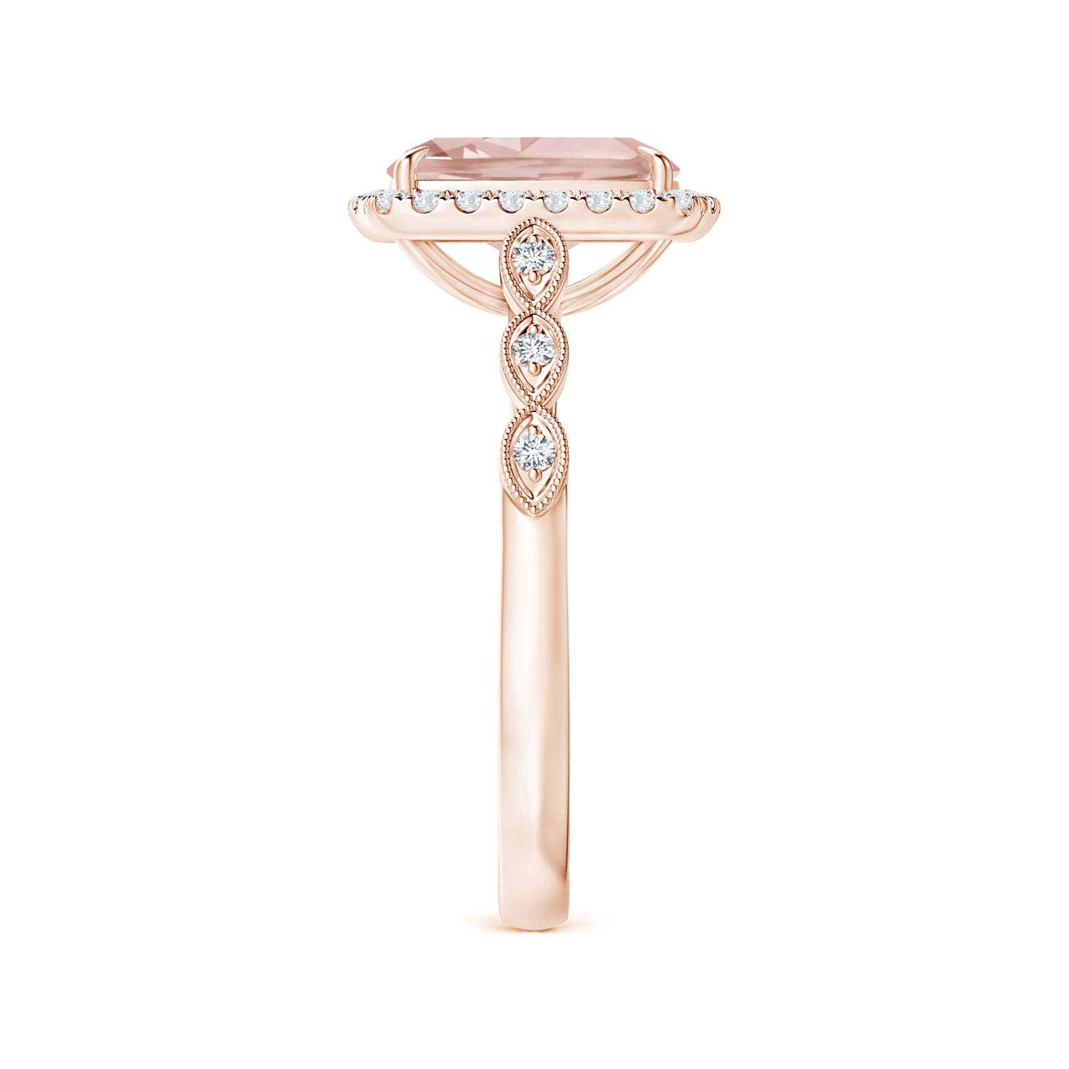 AA - Morganite / 2.05 CT / 14 KT Rose Gold