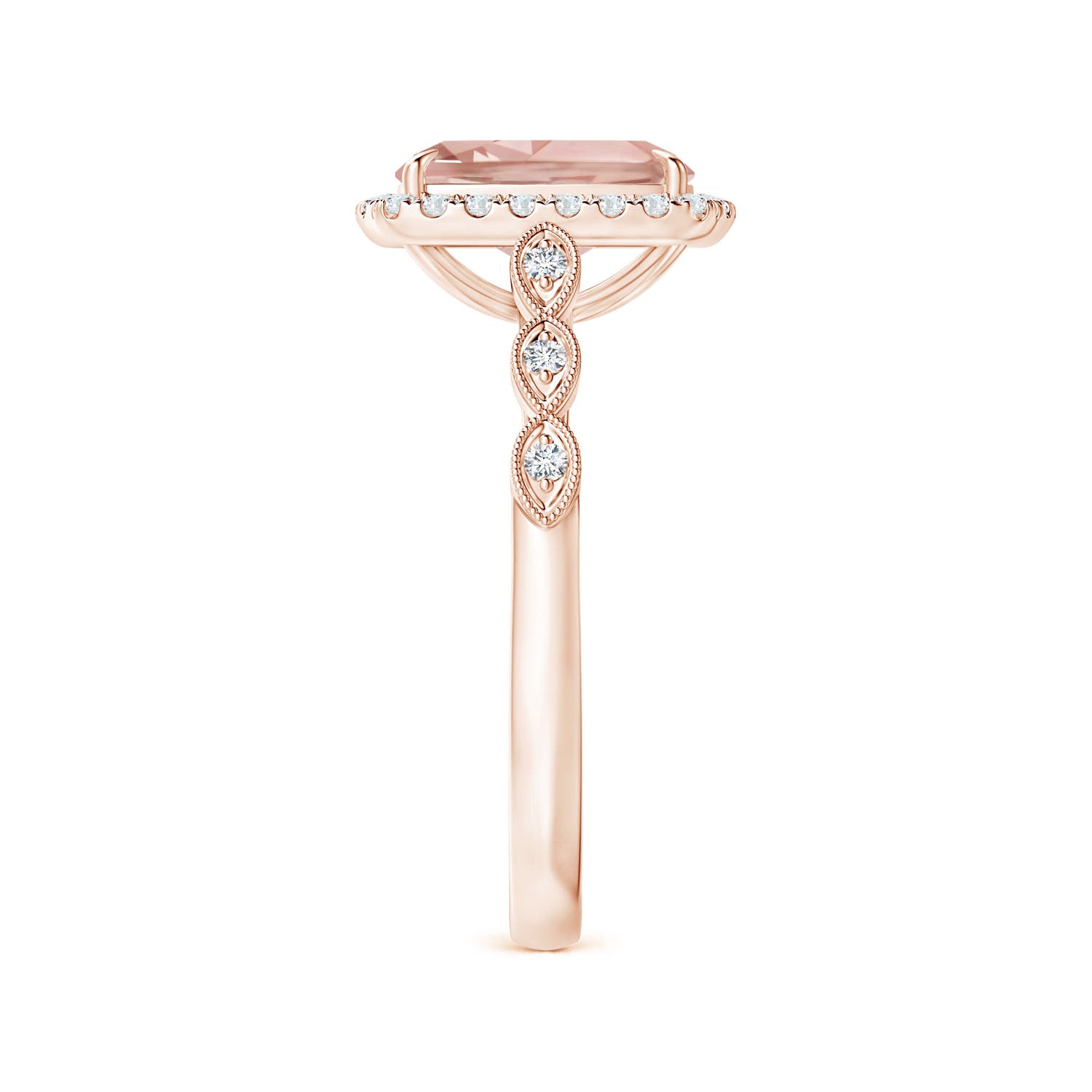 AAA - Morganite / 2.05 CT / 14 KT Rose Gold