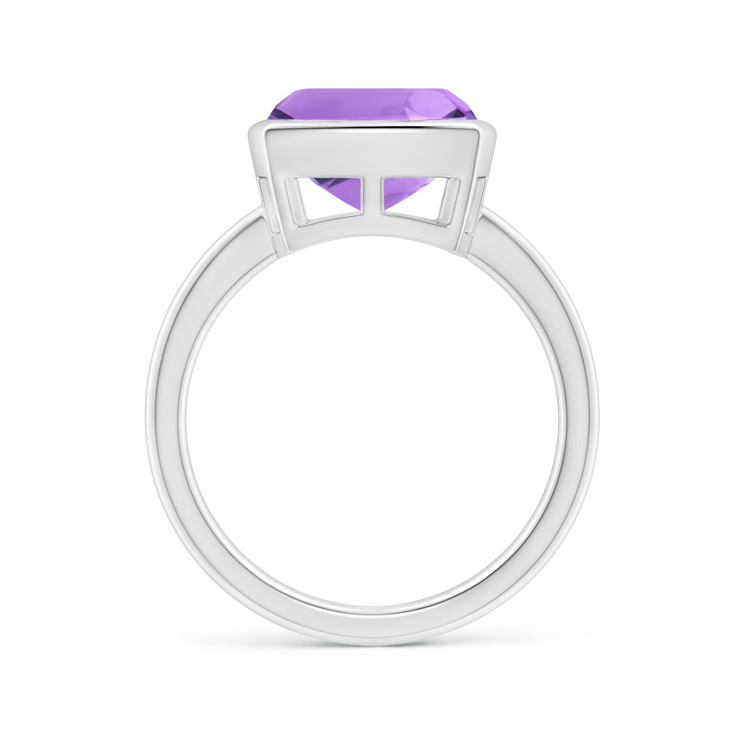 A - Amethyst / 3.65 CT / 14 KT White Gold