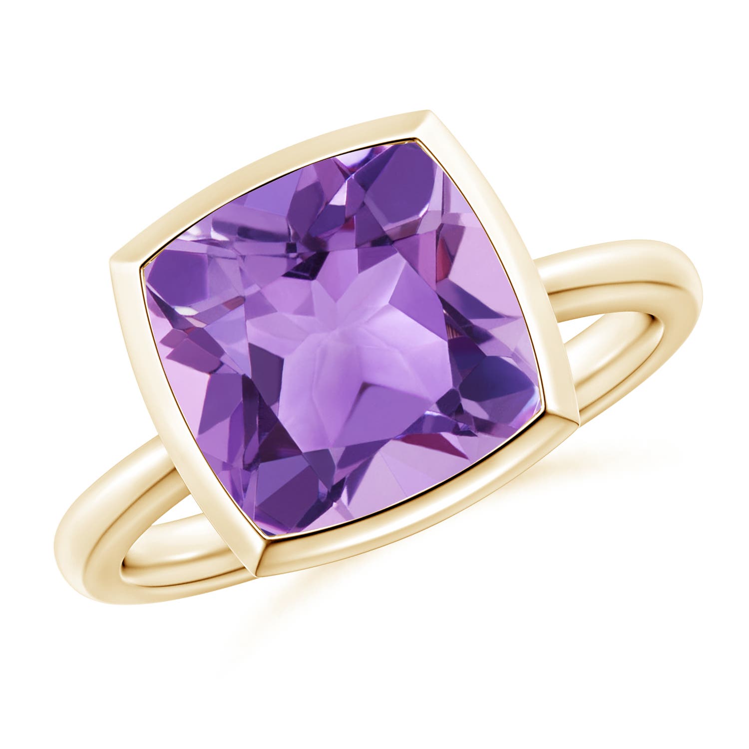 A - Amethyst / 3.65 CT / 14 KT Yellow Gold