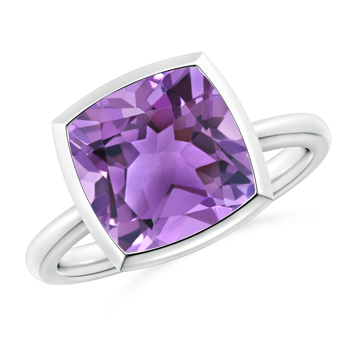 AA - Amethyst / 3.65 CT / 14 KT White Gold