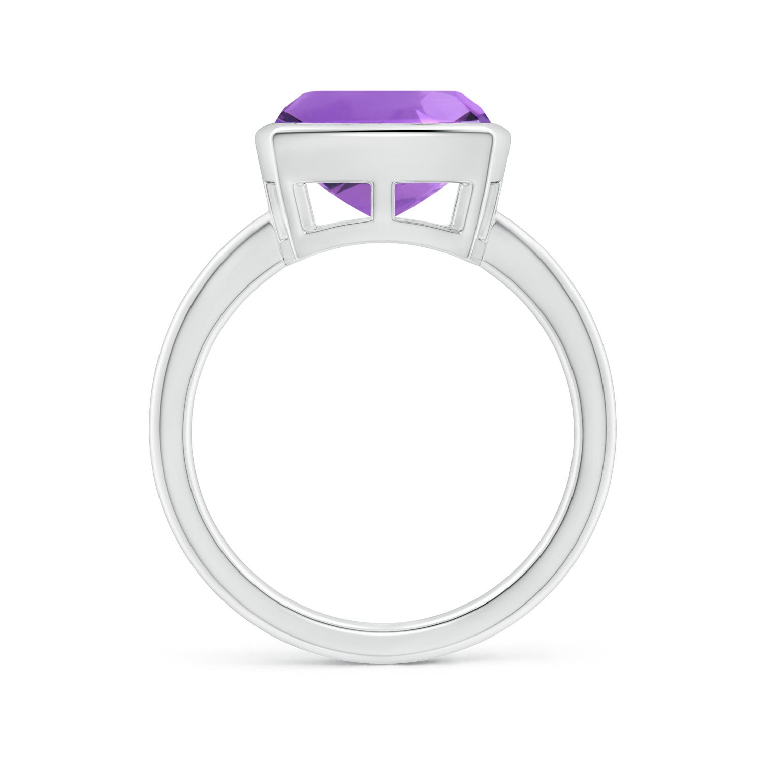 AA - Amethyst / 3.65 CT / 14 KT White Gold