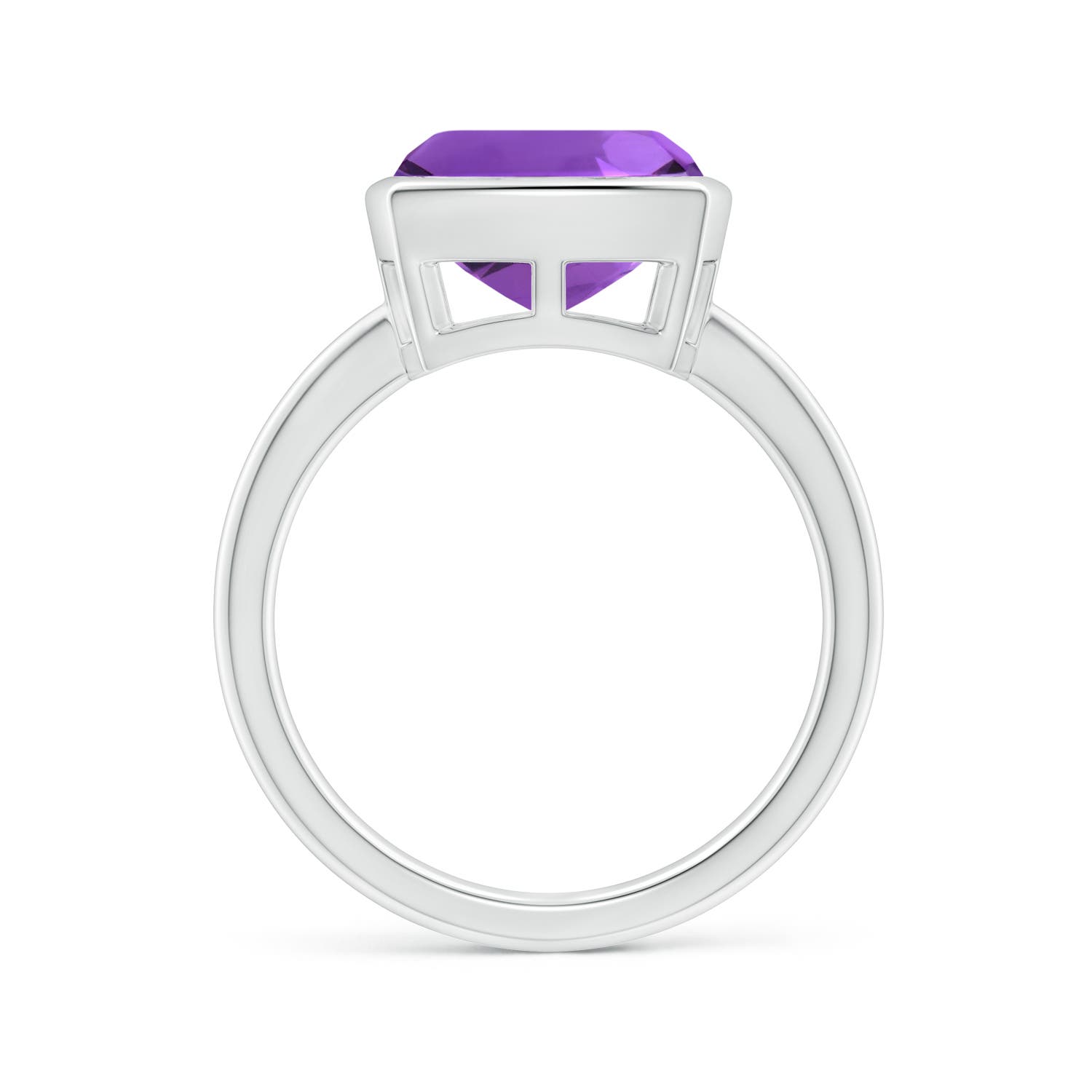 AAA - Amethyst / 3.65 CT / 14 KT White Gold