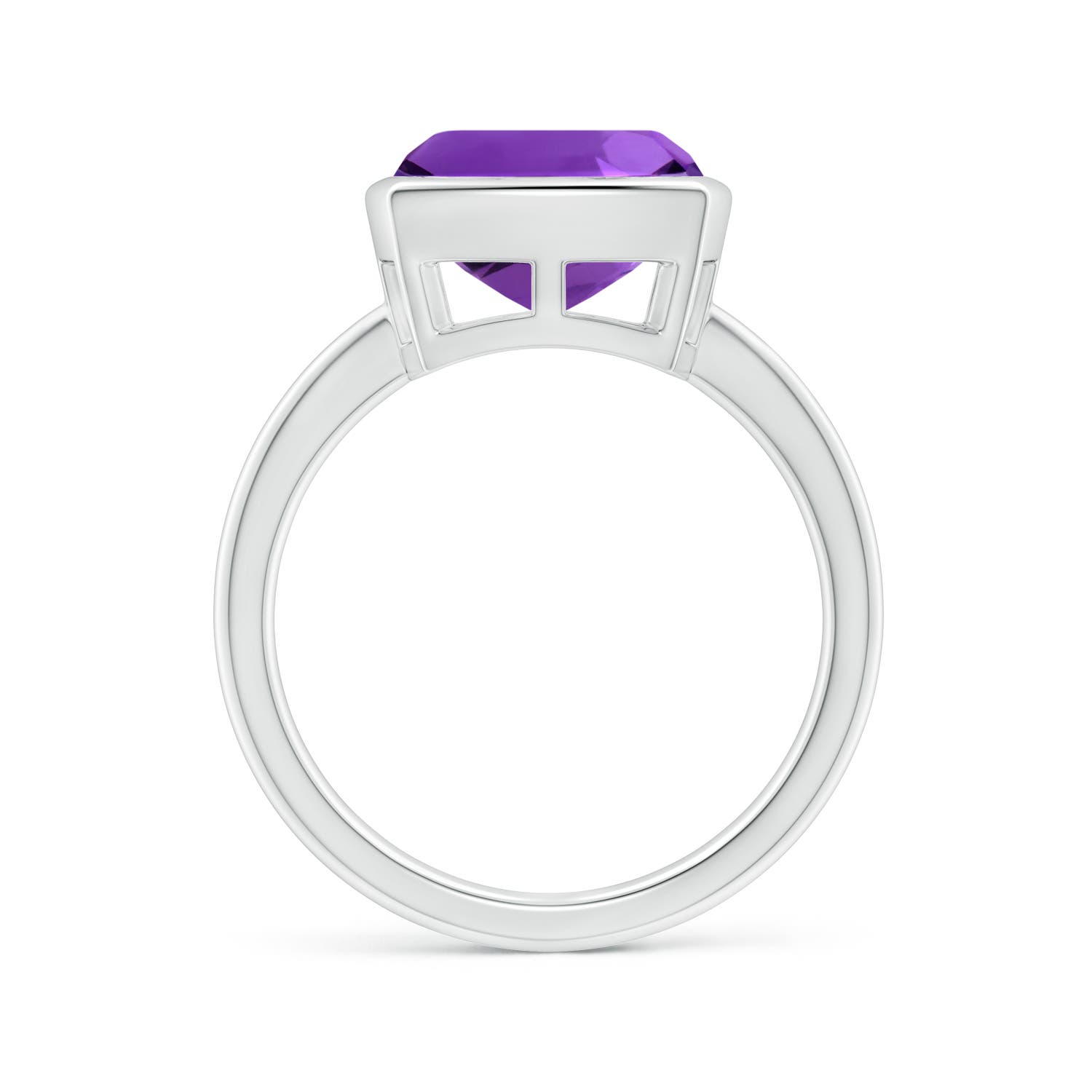 AAAA - Amethyst / 3.65 CT / 14 KT White Gold