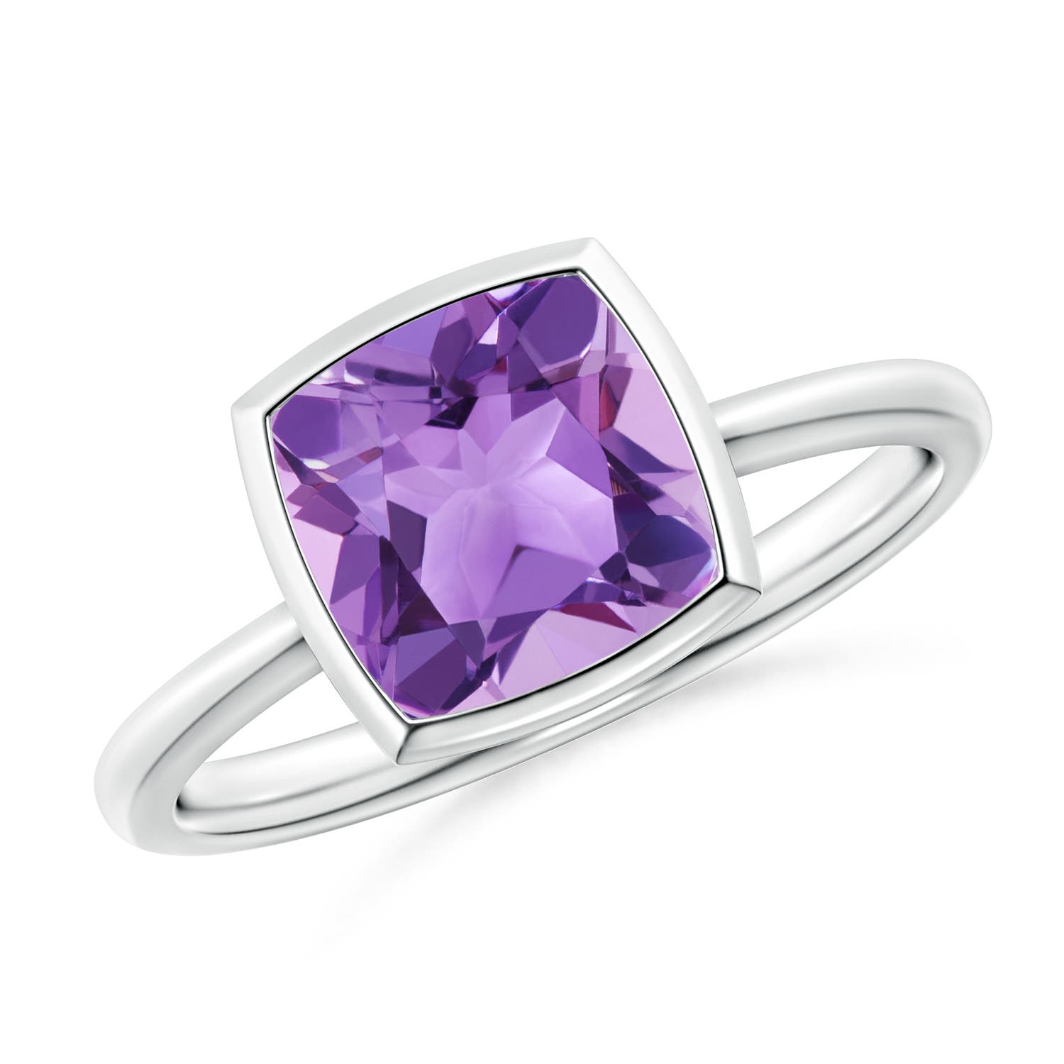 A - Amethyst / 2.2 CT / 14 KT White Gold