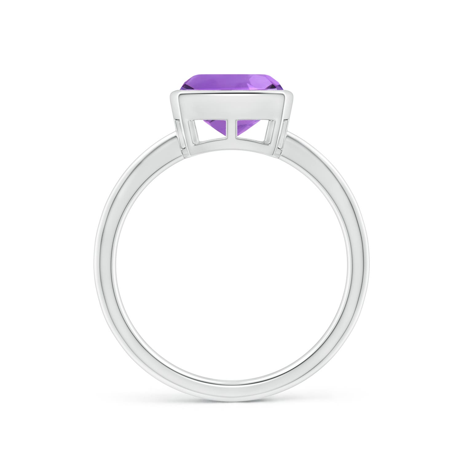 AA - Amethyst / 2.2 CT / 14 KT White Gold