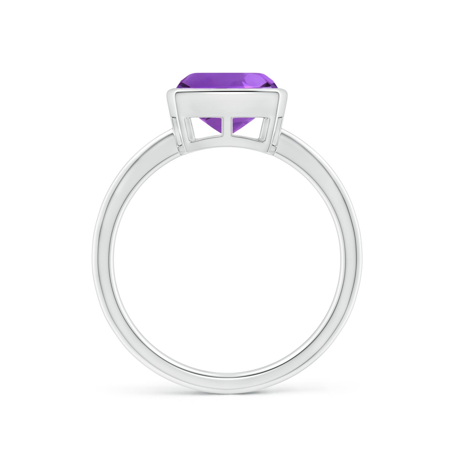 AAA - Amethyst / 2.2 CT / 14 KT White Gold