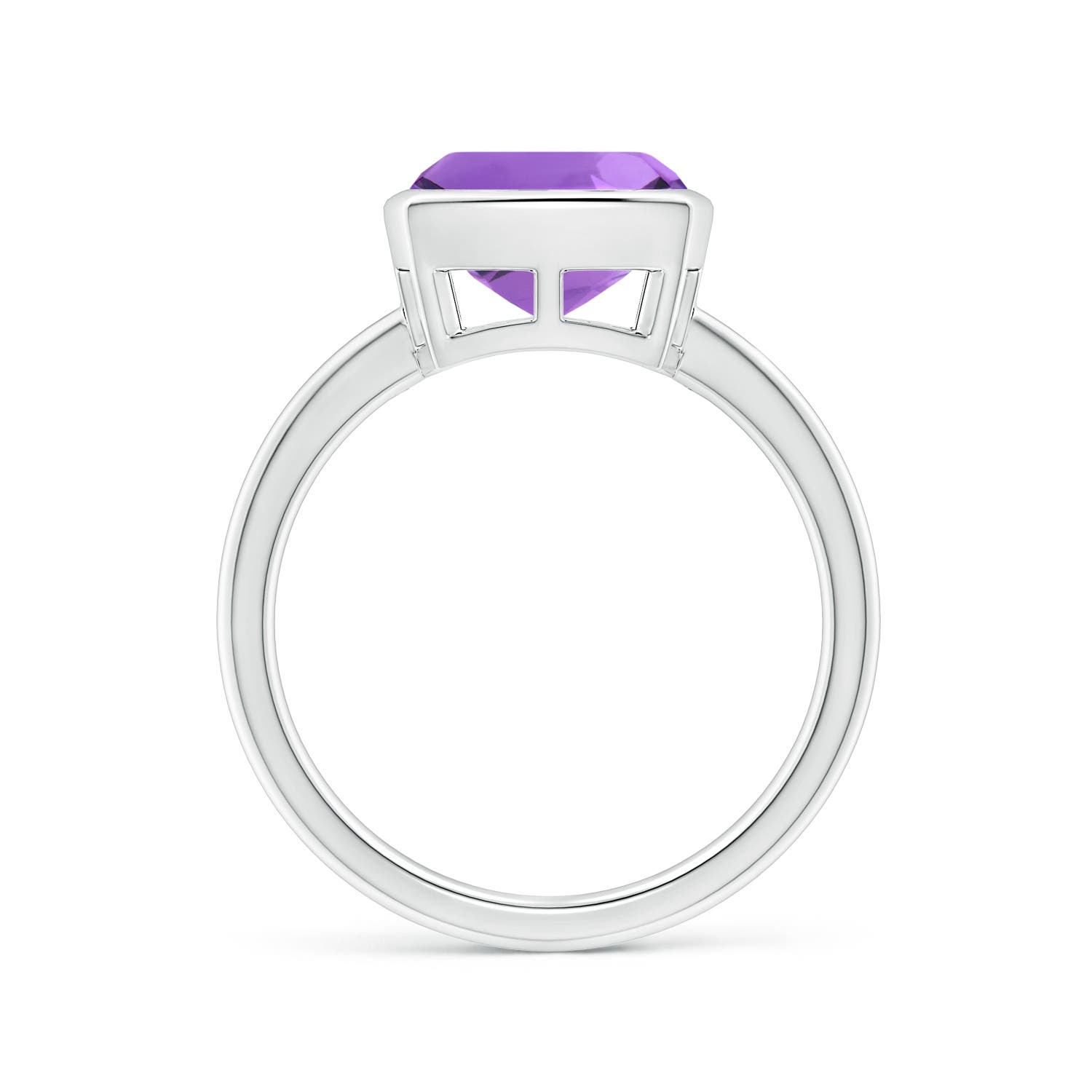 AA - Amethyst / 3.1 CT / 14 KT White Gold