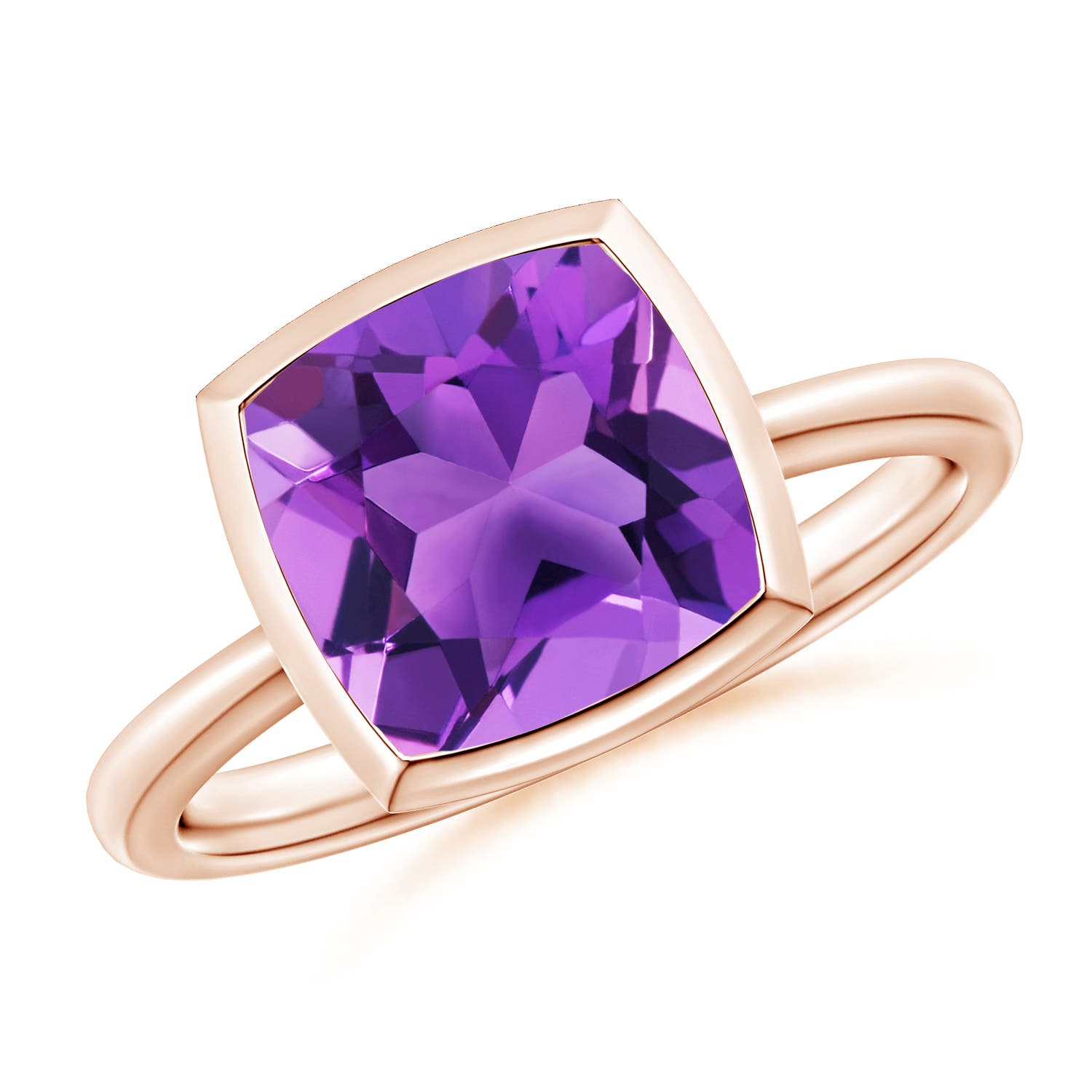 AAA - Amethyst / 3.1 CT / 14 KT Rose Gold