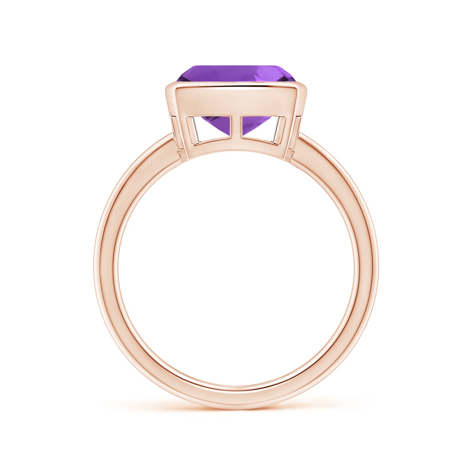 AAA - Amethyst / 3.1 CT / 14 KT Rose Gold